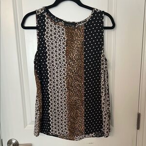 Premise mixed media Sleeveless Shell